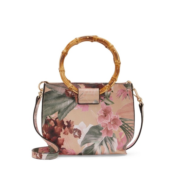 Vince Camuto Floral Ring Handle Bag NWOT - Picture 1 of 5
